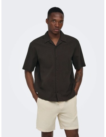 ONSCRUZ RLX SEERSUCKER RESORT S/S SHIRT