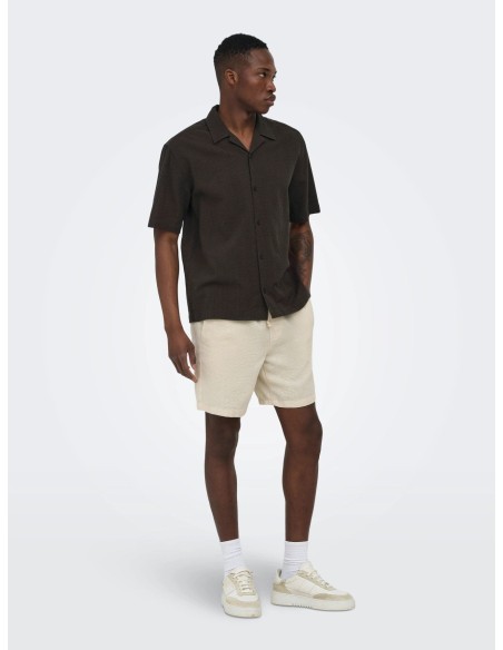 ONSCRUZ RLX SEERSUCKER RESORT S/S SHIRT