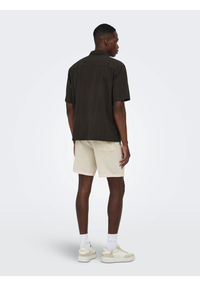 ONSCRUZ RLX SEERSUCKER RESORT S/S SHIRT