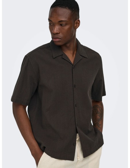 ONSCRUZ RLX SEERSUCKER RESORT S/S SHIRT