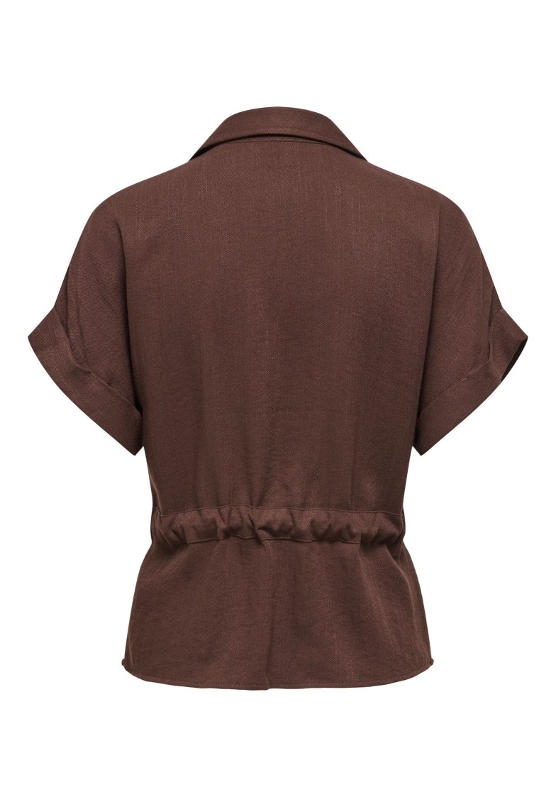 JDYMILLE S/S ZIP SHIRT