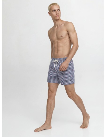 JPSTMAUI BREEZE MINI STRIPE SWIM SHORTS