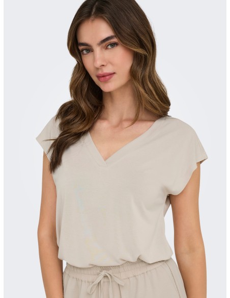 ONLFREE S/S V-NECK TEE