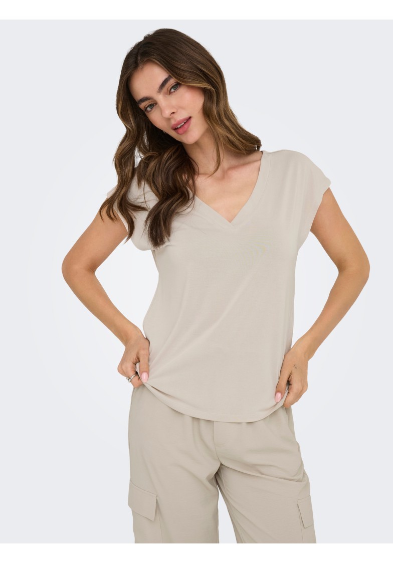 ONLFREE S/S V-NECK TEE